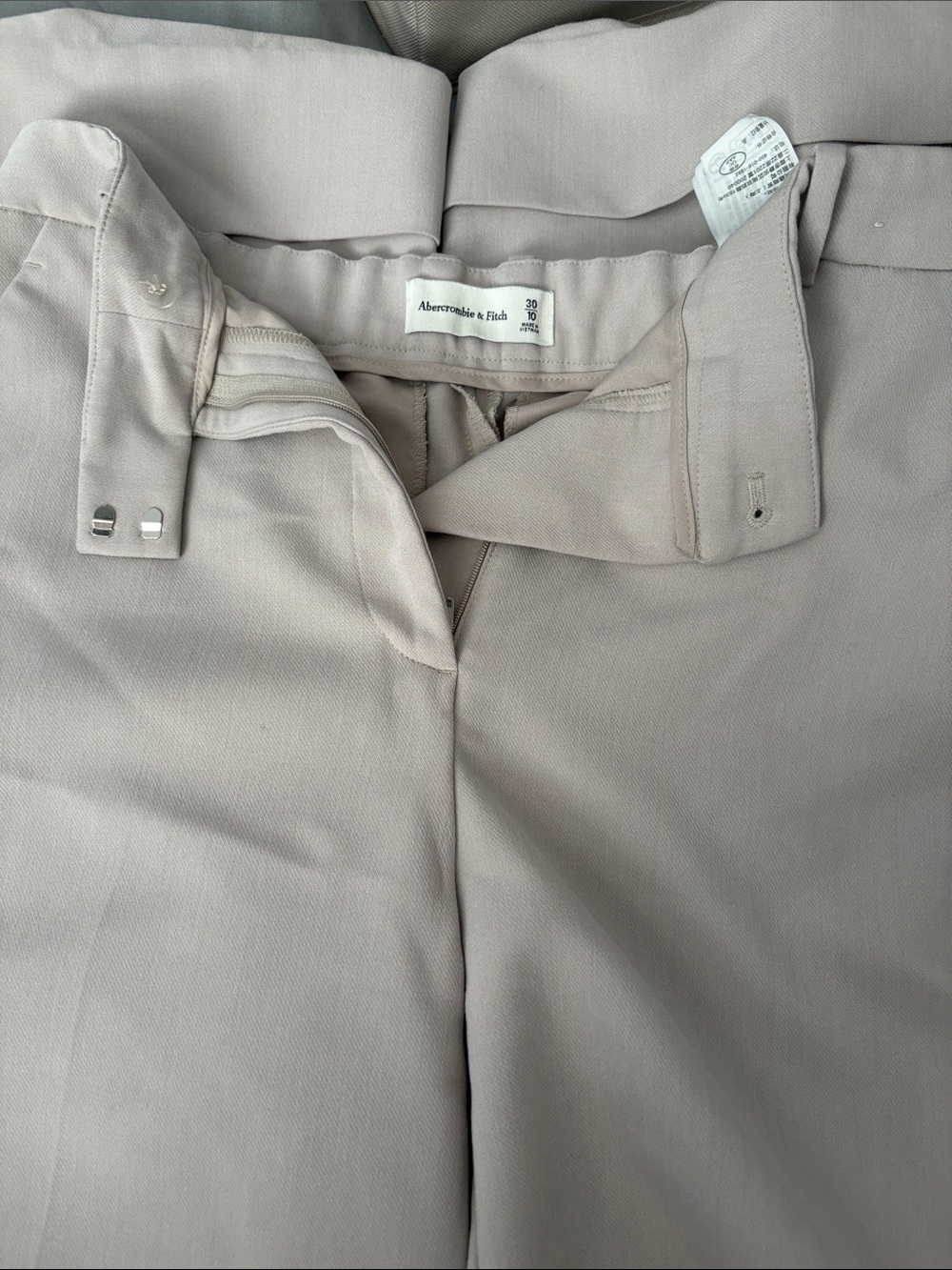 Abercrombie & Fitch Women's Taupe Dress Trousers
